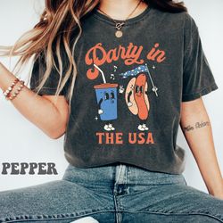 retro party in the usa shirt, 4th of july tee, patriotic shirt, independence day shirt, america shirt, 4th of july shirt