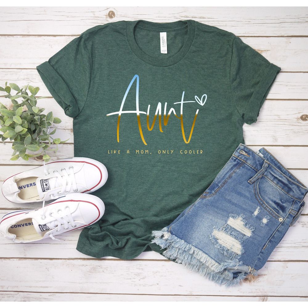 Auntie Shirt, Auntie Love Shirt, Blessed Auntie shirt, Gift For Auntie, Cool Aunt T-shirt,Cute Auntie Long Sleeve Shirt,Mothers Day Gift Tee.jpg