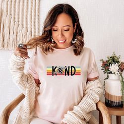 be kind shirt rainbow language shirt kindness shirt shirt for women inspirational shirt motivational tee positive quote