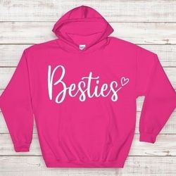 besties hoodie, best friends hoodie, friends matching hoodie, bff hoodie, sorority sister hoodie, best friends gifts, si