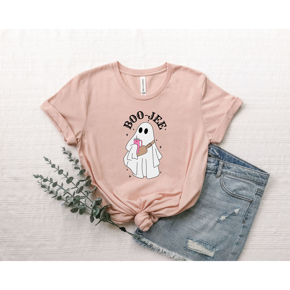 Boo Jee Halloween Shirt Funny Ghost Spooky Shirt Fall Shirts For Women Halloween Party Tee Halloween Gifts Boo Shirt Cute Fall shirt.jpg