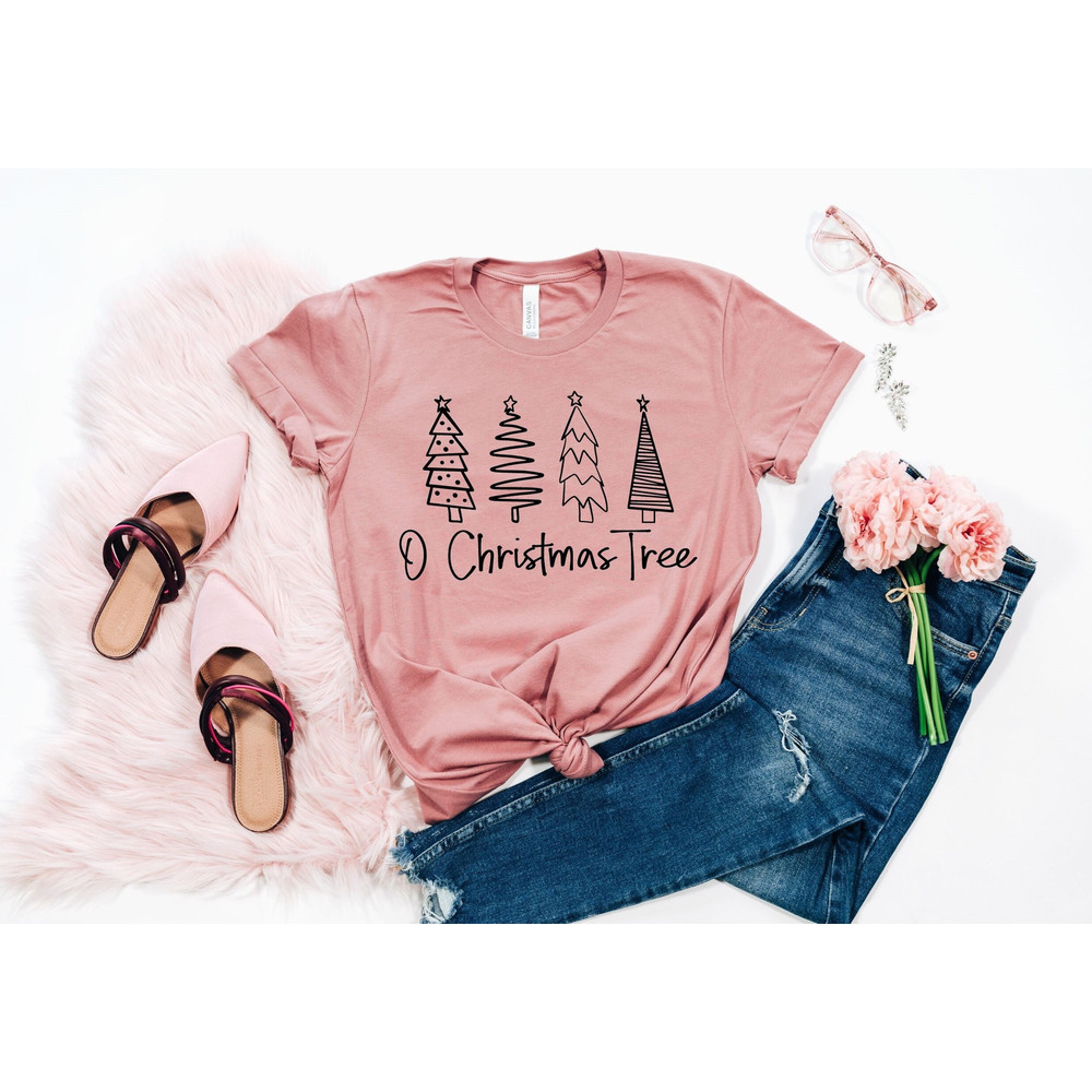 Christmas Trees Shirt, Christmas Shirts for Women, Christmas Tee, Christmas TShirt, Shirts For Christmas, Cute Christmas Shirts, Holiday Tee.jpg