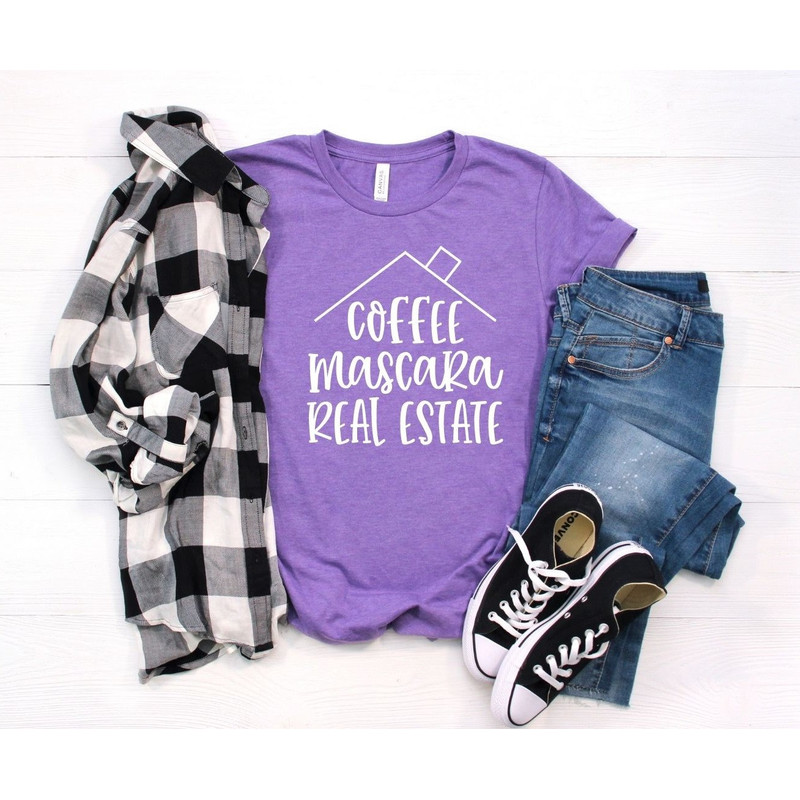 Coffee Mascara Real Estate, Realtor Shirt, Real Estate Is My Hustle, Realtor Gift, Making Dreams Come True, Gift For Real Estate Agent.jpg