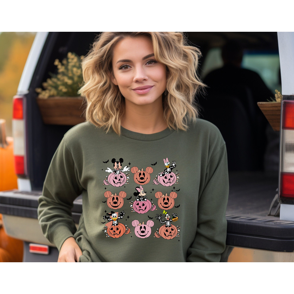 Disney Halloween Sweatshirt, Mickey Shirt Daffy Duck Tee Minnie Halloween Family Sweatshirts Disney Vacation Sweatshirt Halloween Disney Tee.jpg