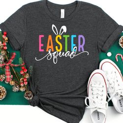 easter squad shirt, easter day sweatshirt, womens easter sweatshirt, easter squad bunny matching family sweatshirt, east