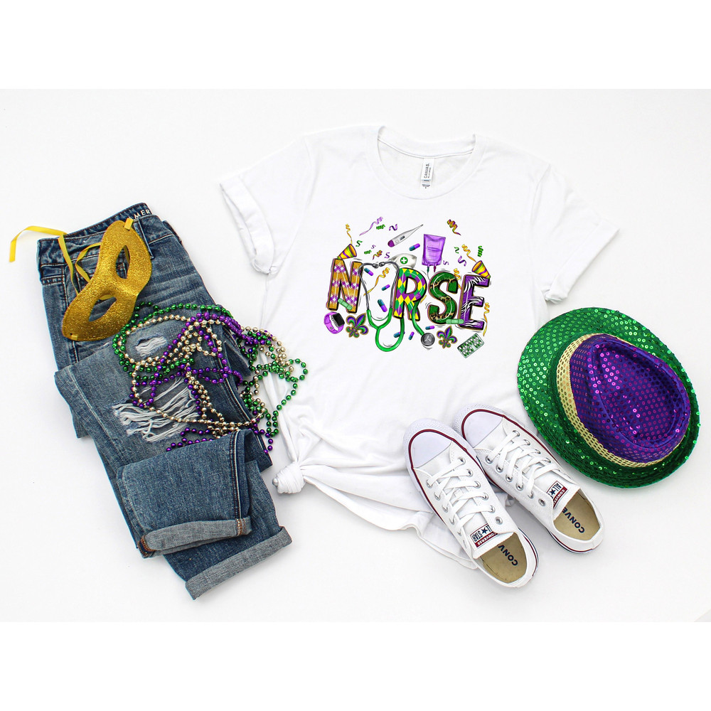 Mardi Gras Nurse Shirt, Mardi Gras Nurse, Mardi Gras Shirt, Leopard Shirt, Mardi Grass Festival Shirt, Mardi Gras, Mardi Carnival Shirt.jpg