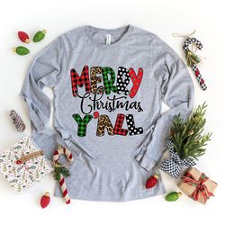 merry christmas yall shirt, christmas shirt,it is the most wonderful time of the year,merry christmas,matching family t