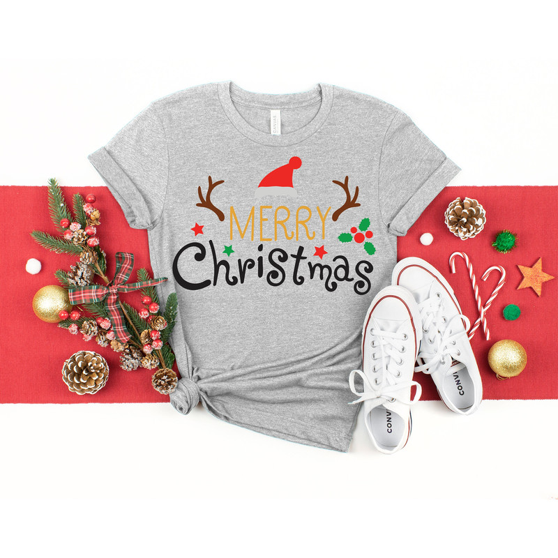 Merry Christmas Shirt, Buffalo Plaid Christmas T-shirt,Christmas T-shirt, Christmas Family Shirt,Christmas Gift, Holiday Gift.Matching Shirt.jpg