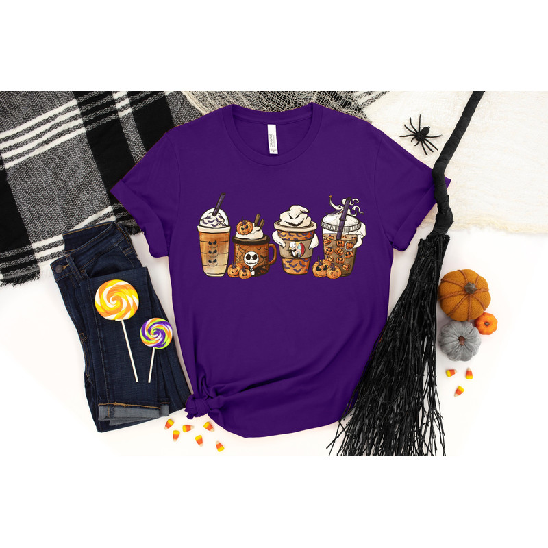 Nightmare Before Coffee Shirt, Funny Coffee Shirt, Coffee Lover, Coffee Addict Shirt, Halloween Black Cat Pumpkin Spooky Season.jpg
