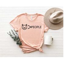 cat  people shirt, cat shirt, cat lover shirt, cat love shirt, animal shirt, animal lover shirt, gift for cat lover, pet