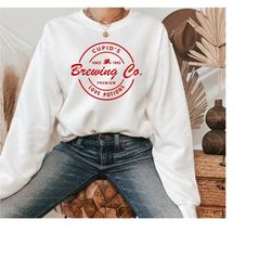 brewing co sweatshirt, valentine sweat, cupid's brewing co sweatshirt, cute valentine's sweater,  premium love potions c