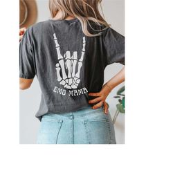 comfort colors emo mama shirt emo mom shirt elder emo shirt