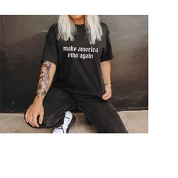 make america emo again elder emo shirt emo gifts emo concert tee millennial emo shirt