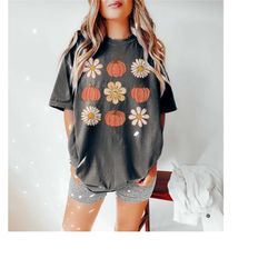 comfort colors retro fall shirt, thanksgiving shirt, pumpkin tee