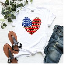 usa heart shirt, heart fourth of july shirt, patriotic shirt, america love shirt, america shirt, 4th of july shirt, usa