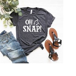 oh snap shirt, thanksgiving shirt, turkey day shirt, funny thanksgiving t-shirt, wishbone shirt, fall shirt, funny turke