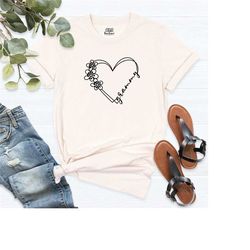 flower heart grammy shirt, grammy t-shirt, grammy tee, grammy heart shirt, grandmother tee, new grandma shirt, gigi gram