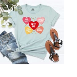 valentines day bite me shirt, get lost shirt, valentine's day shirt, women graphic tee, love graphic tee, matching coupl