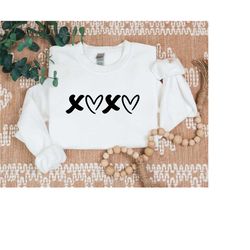 hugs and kisses sweatshirt, valentine's day love shirt, love heart t-shirt, valentine's day sweatshirt, valentine's day
