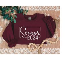 senior 2024 shirt, retro senior 2024 t-shirt, senior 2024 high school graduation, 2024 senior sweatshirt, senior class o