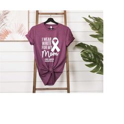 lung cancer ribbon sweatshirt, white ribbon shirt, cancer awareness hoodie, lung cancer survivor, hope sweatshirt, cance