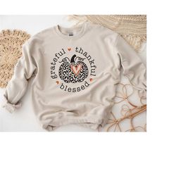 grateful thankful blessed shirt, friendsgiving shirt, thankful shirt, thanksgiving day shirt, thanksgiving shirt, gift f