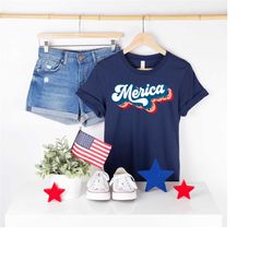 merica shirts, merica retro shirts, america shirts, 4th of july shirts, 4th of july family matching shirts, patriotic sh