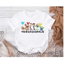 disney toy story squad goals shirt,  toy story shirt, disney squad shirt, squad goals shirt, disney trip tee, disney fam