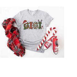 gigi christmas shirt, nana xmas tee, grandma claus shirt, merry gigi shirt, new gigi shirt, grammy xmas shirt, merry chr