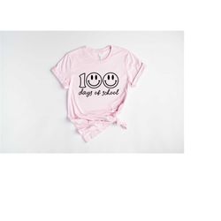 100 days of school, 100th day of school, cute teacher shirt, smiley face shirt, teacher shirt, teacher tshirt, back to s