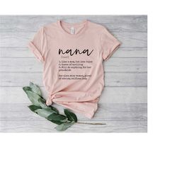 nana definition shirt, nana shirt, nana t-shirt, nana tee, cute nana shirt, gift for nana, grandma gift, grandmother shi