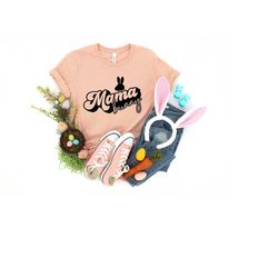 mama bunny shirt, easter bunny shirt, mama shirt, pregnancy announcement shirt, easter day, easter mom shirt, mama bunny