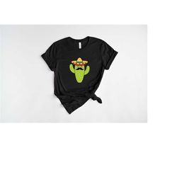 cactus with sombrero shirt, sombrero shirt, cinco de mayo shirt, mustache shirt, cinco de mayo tshirt, mexico shirt, fie