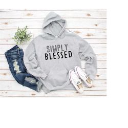 simply blessed shirt, blessed shirt, faith tshirt, religious shirt, christian shirt, christ shirt, faith shirt, religiou