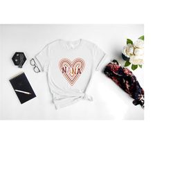 nana heart shirt, retro nana t-shirt, retro nana tee, cute nana shirt, gift for nana, grandma gift, grandmother shirt, g