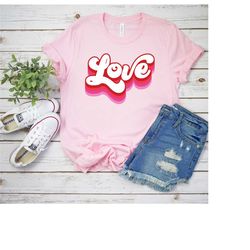 love shirt, valentine's day shirt, retro love shirt, gift for her, valentine shirt, cute love shirt, valentines day gift