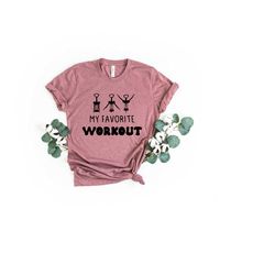 funny wine shirt, wine lover gift, corkscrew shirt, favorite workout shirt, wine workout shirt, funny corkscrew tee, win