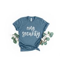 ring security shirt, ring security boys shirt, bridal party shirts, ring bearer shirt, wedding party shirt, ring bearer