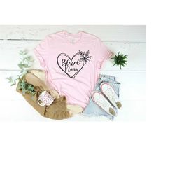 blessed nana heart shirt, nana t-shirt, nana tee, cute nana shirt, gift for nana, nana gift, grandmother shirt, grandma