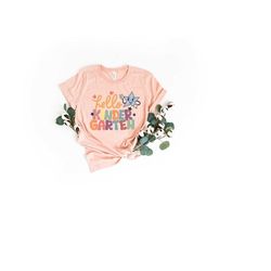 hello kindergarten shirt, kindergarten shirt, back to school shirt, cute kindergarten shirt, first day of school shirt,