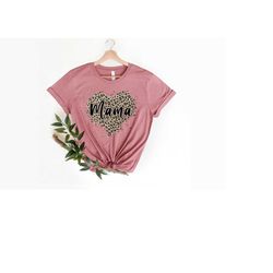 leopard mama heart shirt, mama shirt, mom leopard shirt, gift for mom, mothers day gift, mom life shirt, leopard print m