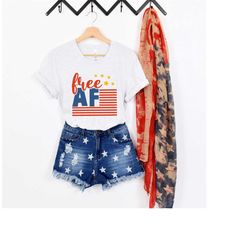 free af shirt, freedom shirt, 4th of july shirt, merica shirt, fourth of july, usa, independence day, red white blue, st