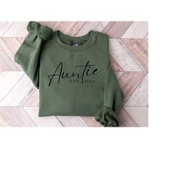 auntie est. sweatshirt, auntie squad shirt, gift for auntie, mother's day gift, shirt for mom, shirt for mama, women's s