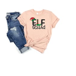 elf squad shirt, christmas sweatshirt, cute christmas shirt, merry christmas shirt, christmas gift, retro christmas shir