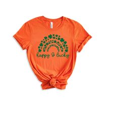 st patricks day shirt,happy go lucky rainbow, shamrock shirt, st. patty's shirt, irish shirt, lucky shirt, lucky rainbow