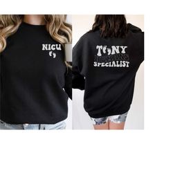 nicu nurse sweatshirt nicu nurse sweater gift for nicu nurse crewneck neonatal intensive care unit team crew squad shirt