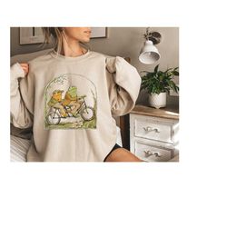 frog and toad crewneck sweatshirt,vintage classic book sweatshirt,frog and toad shirt,cottagecore aesthetic sweatshirt,b