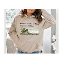 frog and toad sweatshirt,frog and toad hoodie,vintage classic book shirt,frog and toad shirt,retro frog shirt,cottage co