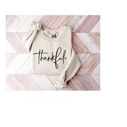 vintage thankful sweatshirt,thankful hoodie,thanksgiving shirt, long sleeve,thanksgiving shirt,fall sweatshirt,thanksgiv