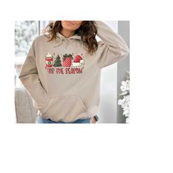christmas tis the season hoodie,merry christmas sweatshirt,christmas crewneck,cute winter sweatshirt,winter hoodie,holid